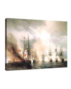 Иван Айвазовски - Руско-турска морска битка при Синоп на 18 ноември 1853 г. №6932